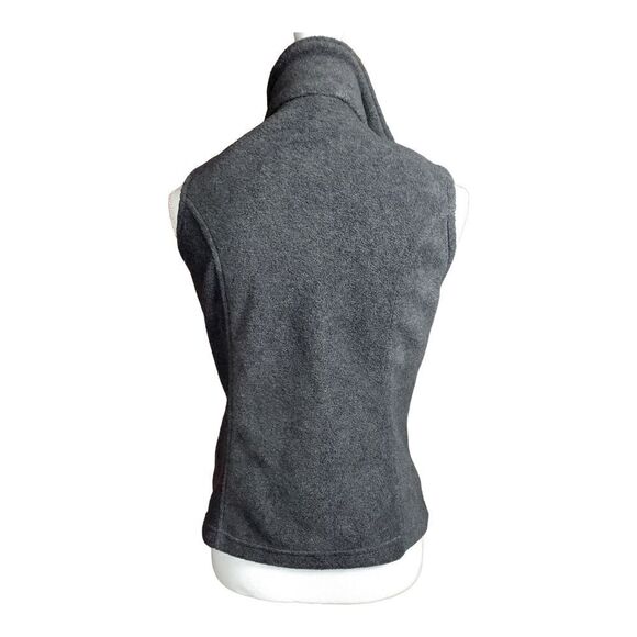 Columbia Benton Springs Vest Size XS Sleeveless Gray Full Zip Fleece Women's  - Picture 2 of 11